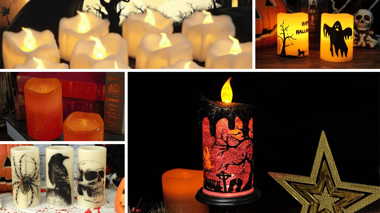 Fun Halloween Candles